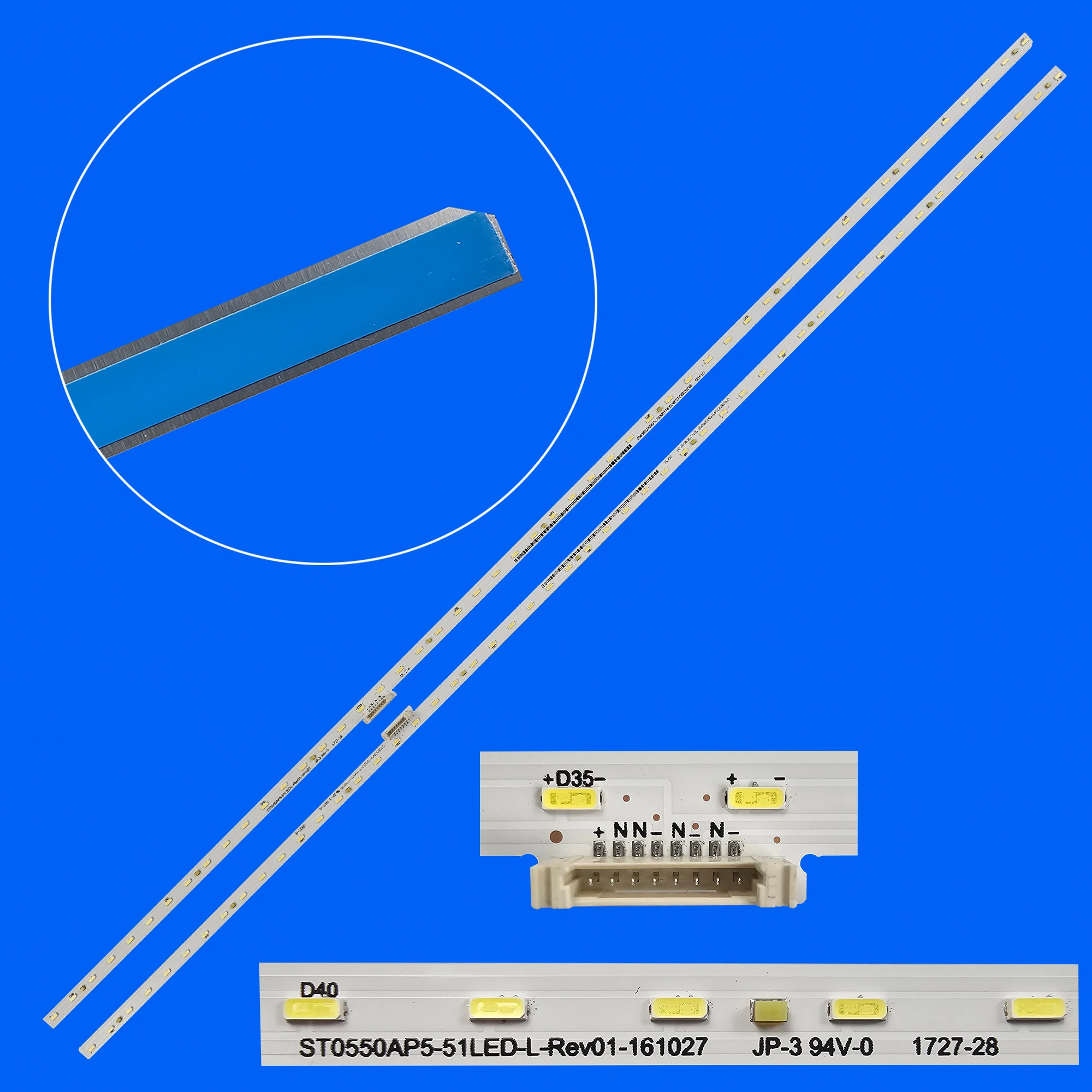 1/5/10 Kit LED backlight For KD-55X8500G KD-55XF8096 KD-55XE7005 KD-55XE7093 KD-55XE7002 KD-55XE7096 KD-55X720E XBR-55X800E