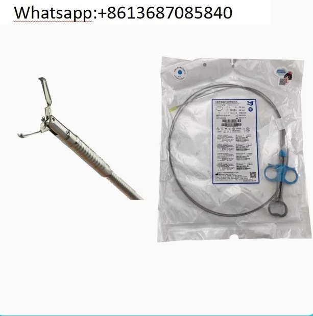 Disposable digestive tract rotatable repeated opening and closing soft tissue clip closed hemostatic clip