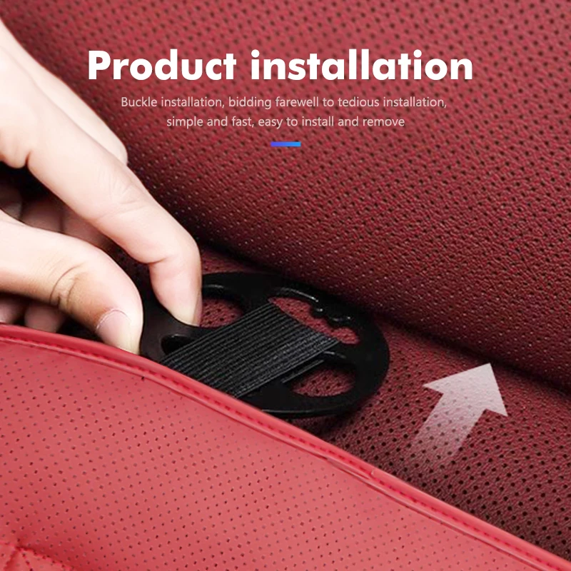 Leather Car Seat Cover Winter Warm Seat Cushion Anti Slip Pad For Jeep Grand Cherokee Compass Patriot Renegade Wrangler