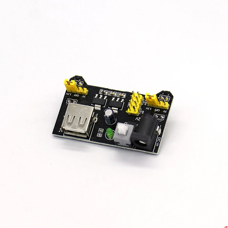 10 Pieces Breadboard Power Module Breadboard Module Breadboard Dedicated Power Module Compatible with 5V and 3.3V