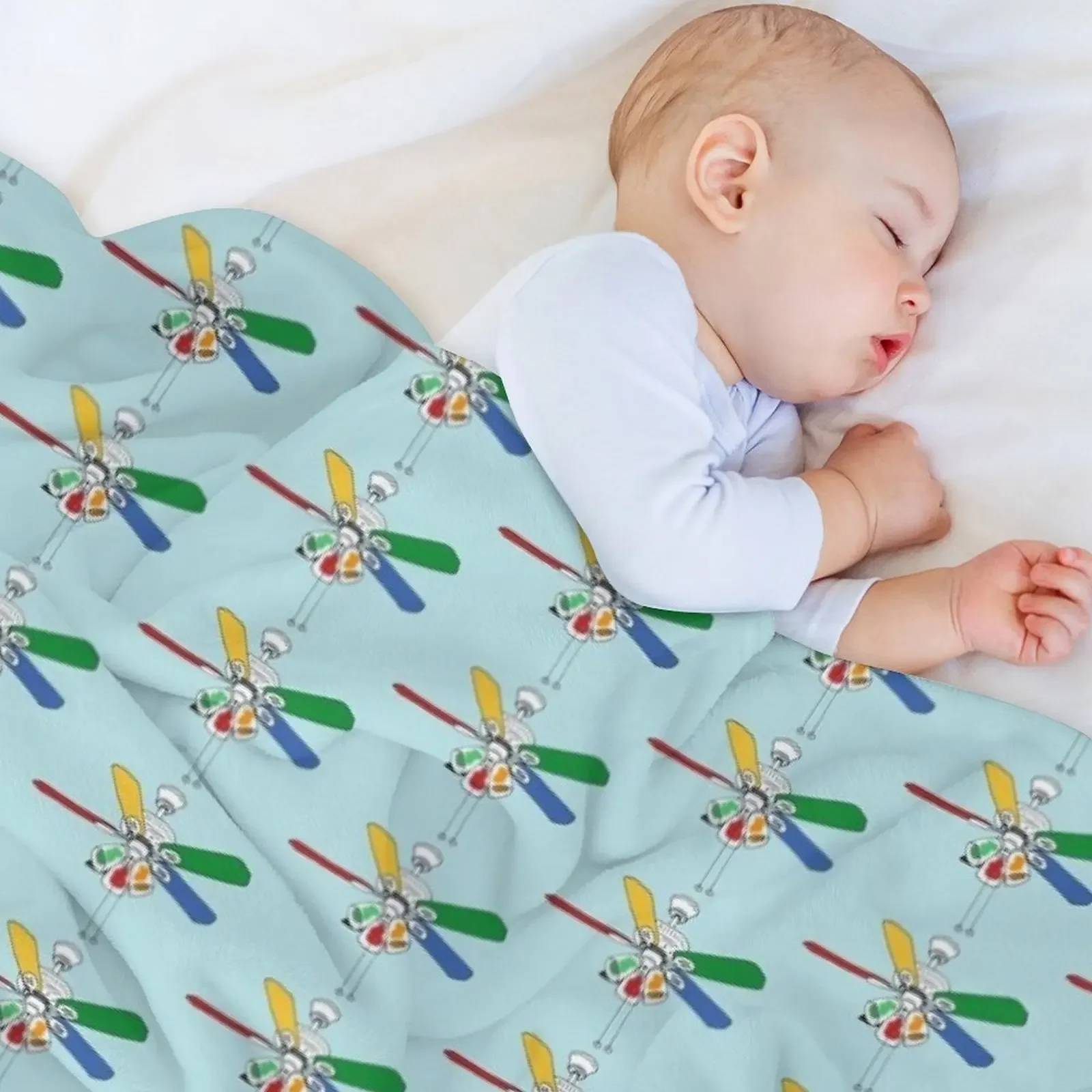 Rainbow Ceiling Fan Throw Blanket Luxury St For Sofa Thin warm winter Beach Blankets