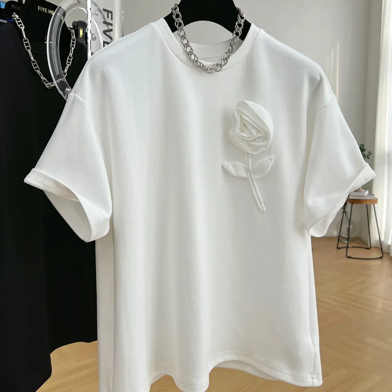 O-neck Solid All-match Street Casual Pullovers Top Summer Short Sleeve Simplicity Vintage T Shirts Fashion Korean Women Clothing