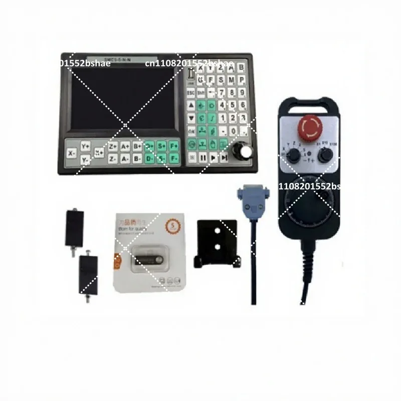 CNC Offline Controller 5 Axis Group 500KHz Motion Control System with Emergency Stop Handwheel