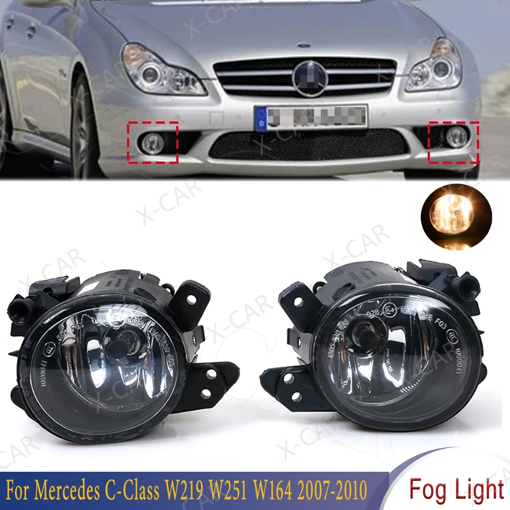 

Галогенные противотуманные фары для Mercedes Benz C-Class W219 W251 W164 R300 R350 GLK GL450 ML350 ML500 2007-2010 Противотуманная лампа переднего бампера