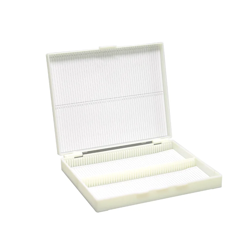Biosharp 100 Slide Storage Box BS-QT-PB100 Laboratory Microscope Section Box Science Lab Tools School Supplies