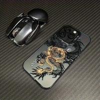 Eastern Myths Legends Chinese Dragon Phone Case for iPhone 16 11 12 13 14 15 Pro Max 16E XS XR 7 8 Plus Totem Anti-drop Cover