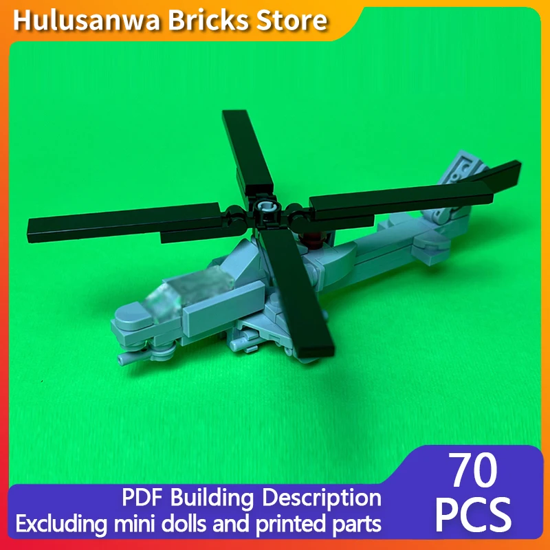 

AH-1Z Viper Armed Helicopter Model MOC Building Bricks War Equipment Modular Technology Gifts Holiday Assemble Children Toy Suit