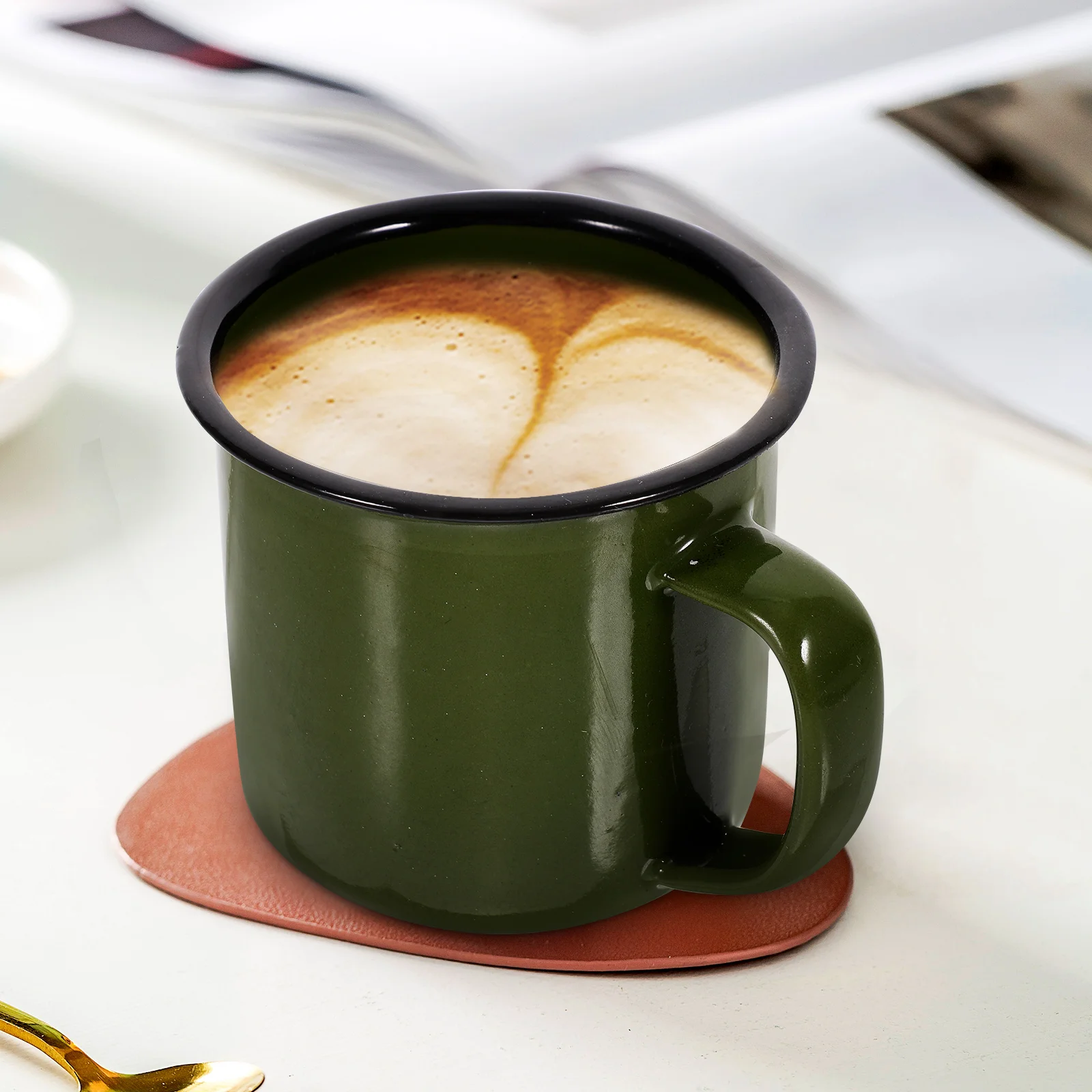 

Coffee Cup Vintage Milk Cup Multi-function Milk Mug Portable Coffee Mug Coffee Accessory