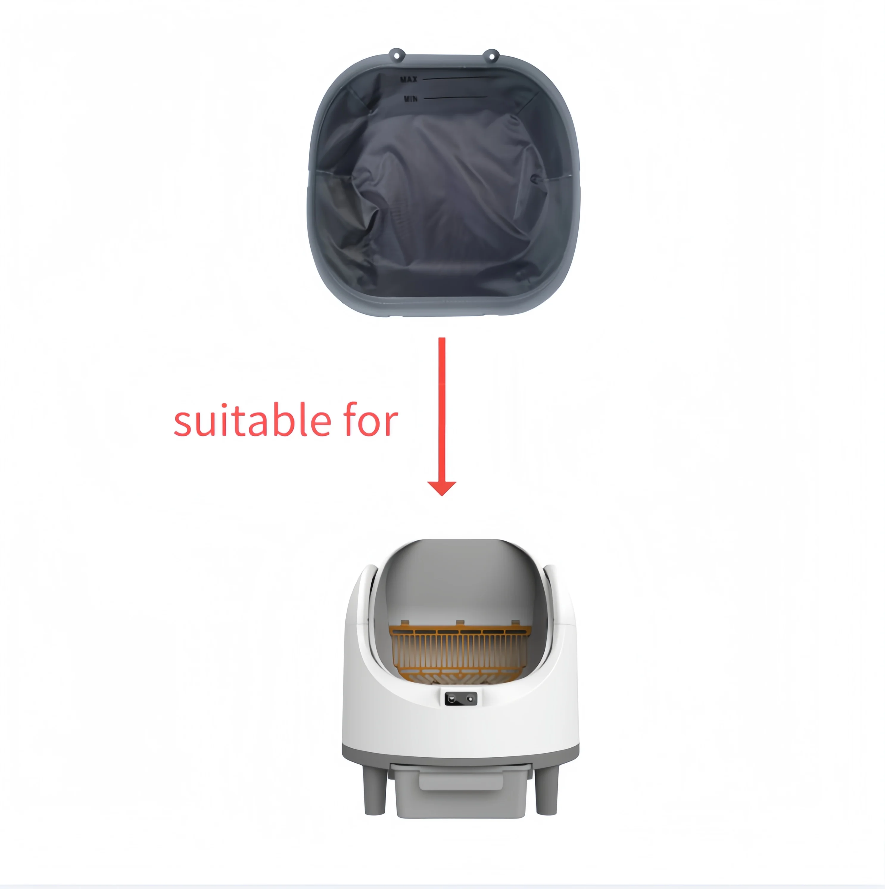 

New Accessories Maintenance Replace the Bottom Mat Smart Automatic Cat Toilet Self-Cleaning Litter Box