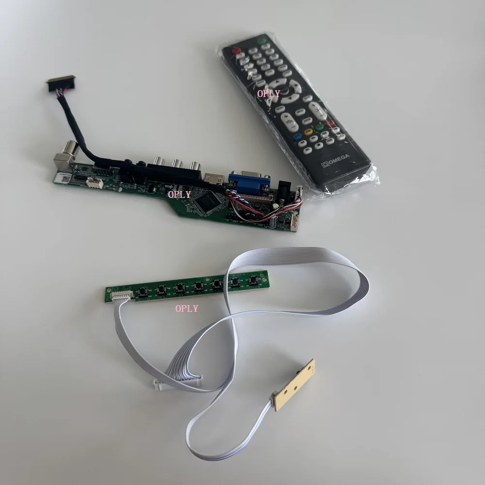TV HDMI-compatible RF USB Controller board kit for Samsung LTN140AT21 LTN140AT21-001 1366x768 14