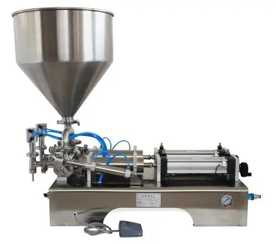 

Semi-automatic Single Nozzle Cream Honey Chocolate Sauce Water Bottle Packaging Filling Machine With Heater Filler