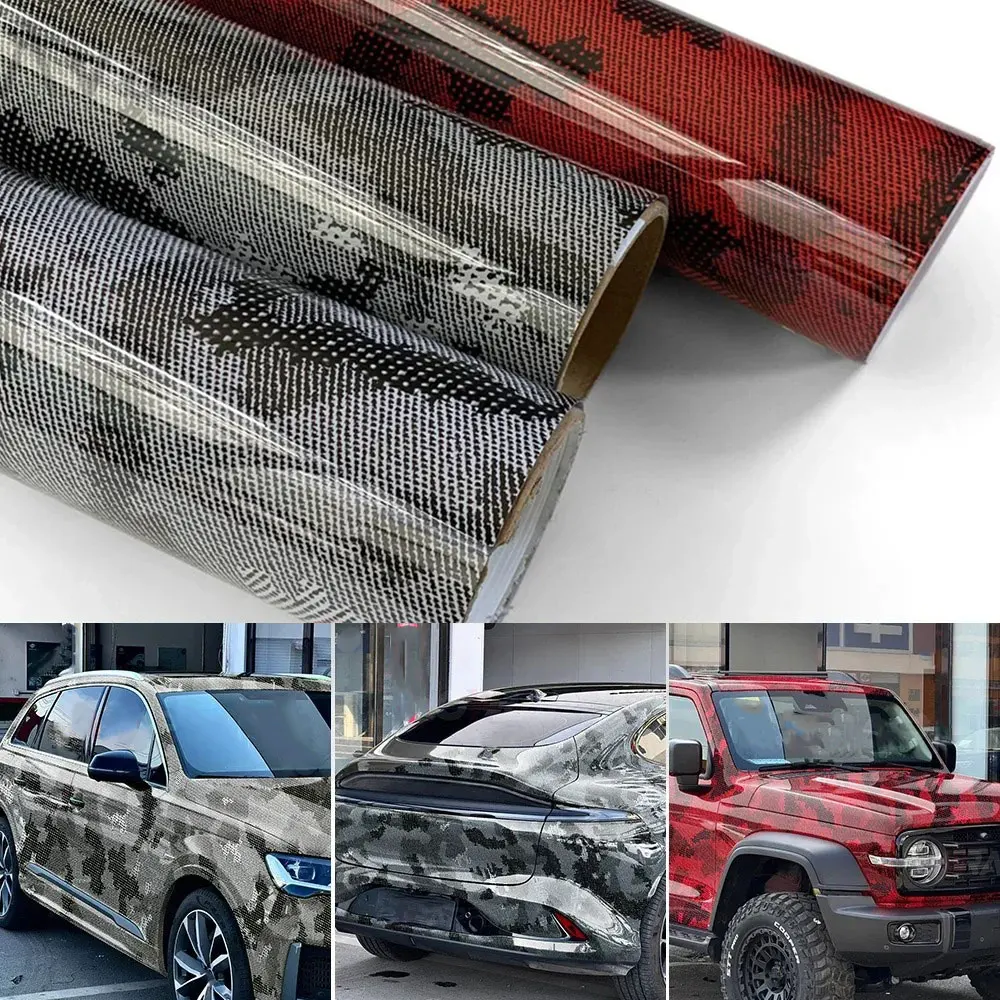 

Motorcycle Accessories python texture Forged Carbon Fiber Vinyl Wrap foil Car interior sticker With Air Release Low Tack Glue
