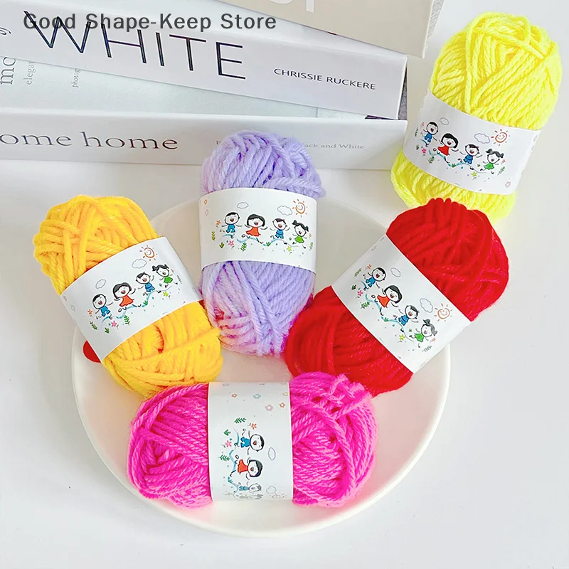 12Pcs Soft Warm DIY Cotton Wool Yarn Fine Quality Hand-Knitting Thread for Handmade Crochet Wool Warmth Hand-Knitting Thread