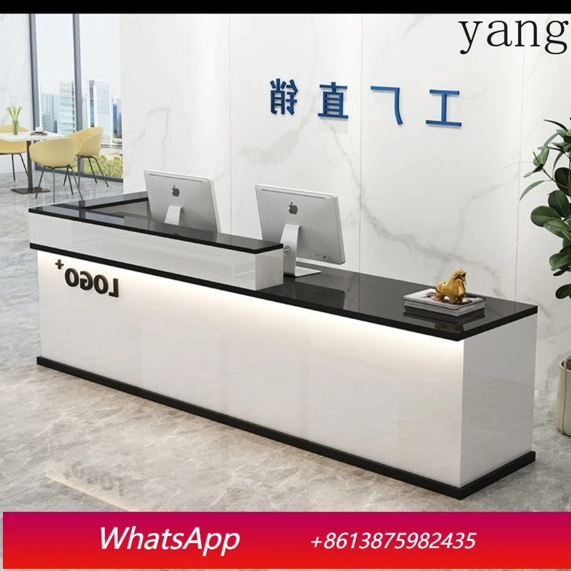 

YJQ Cashier Reception Desk Hospitality Desk Simple Modern Business