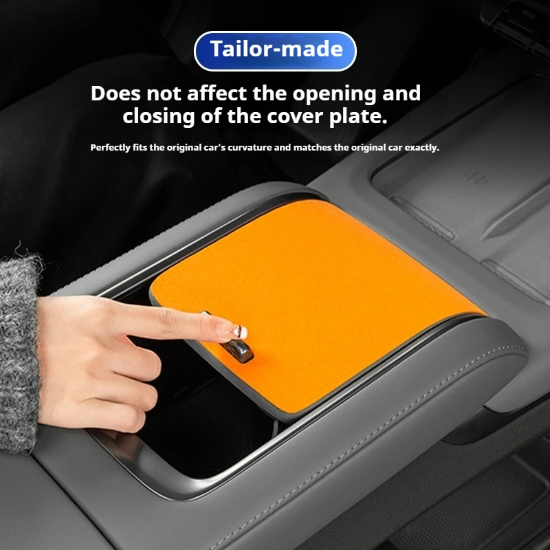 ل Zeekr 7X لوحة مركزية للسيارة زخرفية لوحة وحدة التحكم المركزية من جلد الغزال ملصق حماية ملحقات التعديل الداخلي