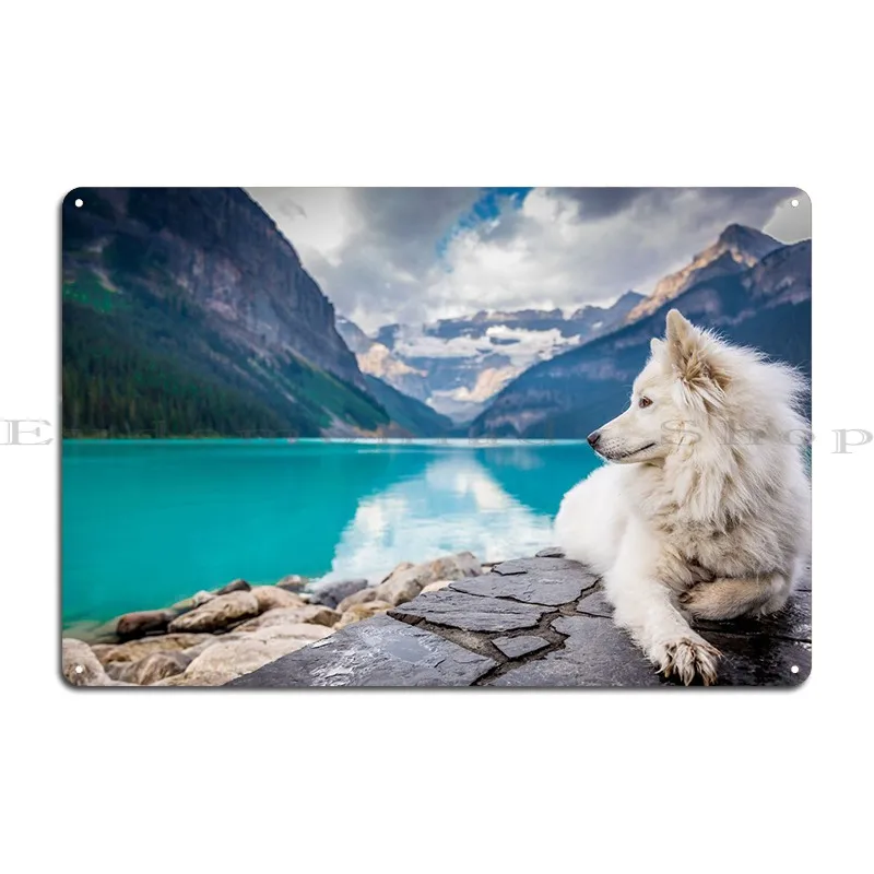 Husky Or Wolf Metal Plaque Poster Mural Painting Funny Personalized Cinema Tin Sign Poster