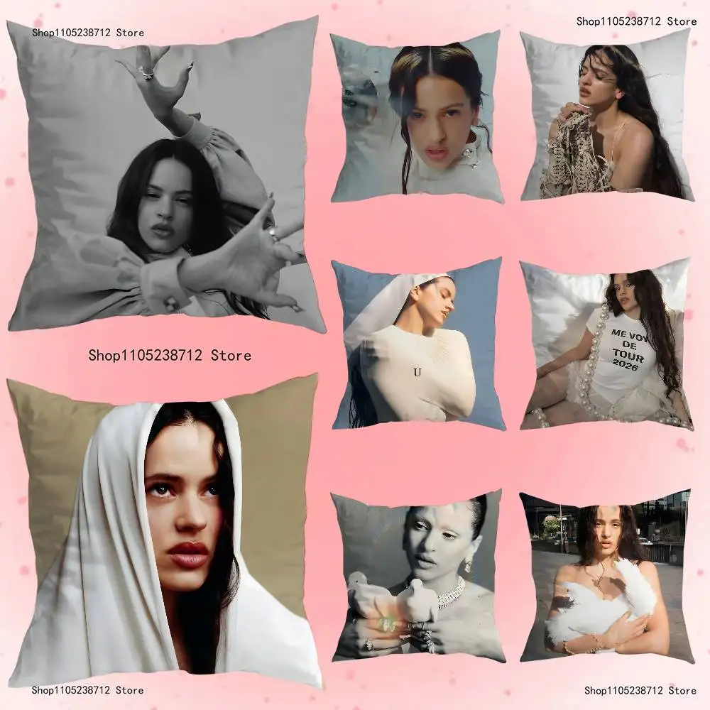 

R-ROSALIA Lux Pillow Covers Cartoon Sofa Decorative Home Double-sided Printing Short Plush Cute Cushion Cover