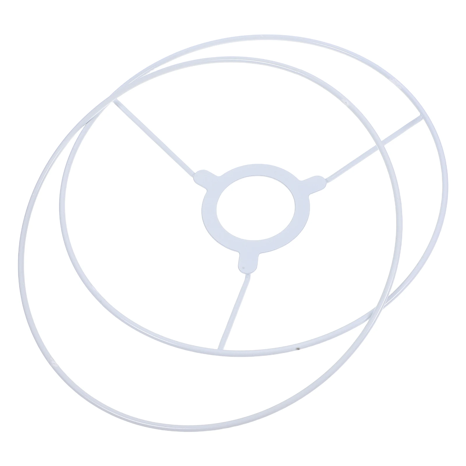 DIY Lampshade Ring Kit Round Frame Wire Connector Assembly Making Iron Table Floor Adapter Lamp Shade Rings Parts