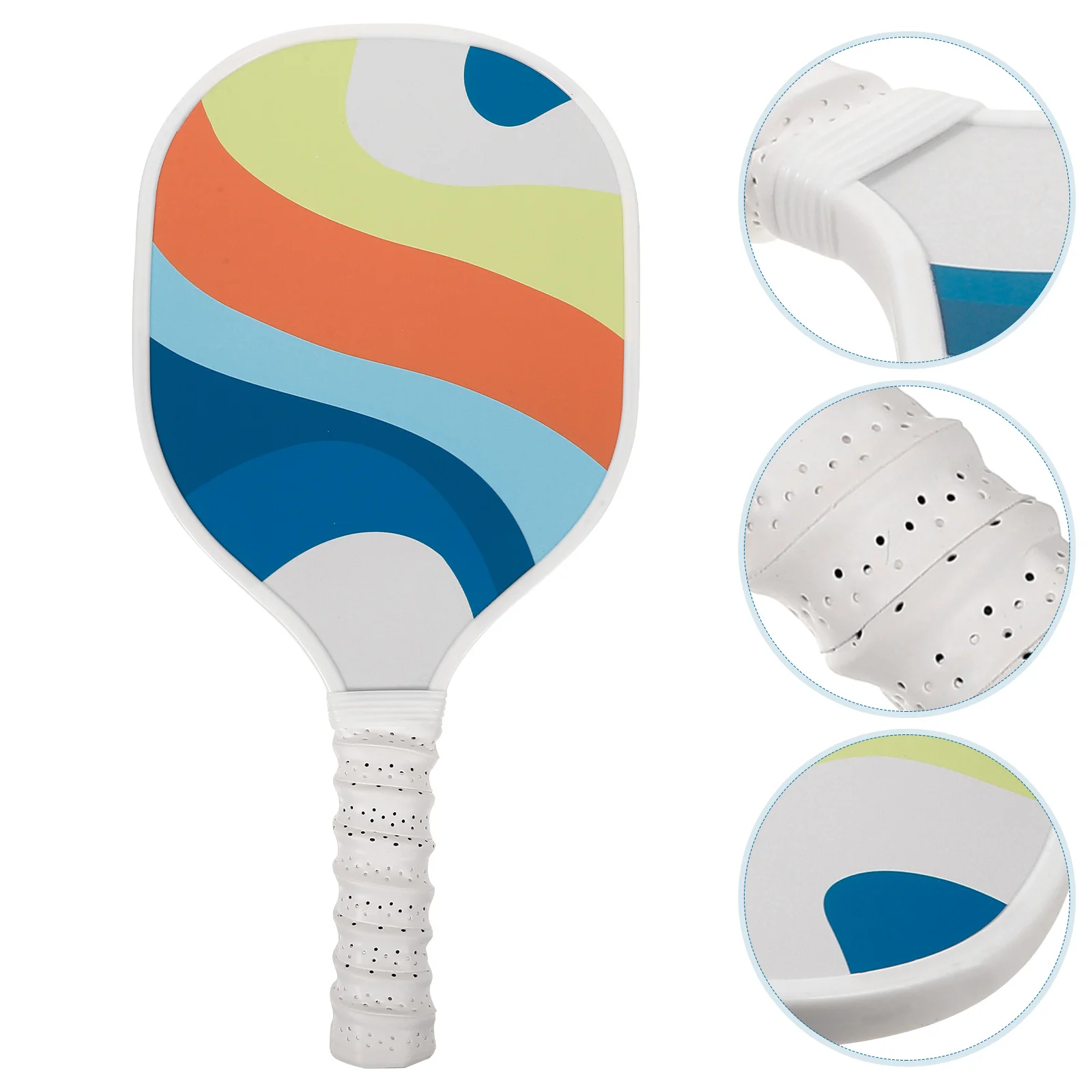 

Wooden Edge Pickleball Paddle Orange Lightweight Portable Outdoor Racket Anti-Slip Handle Durable Professional Toy