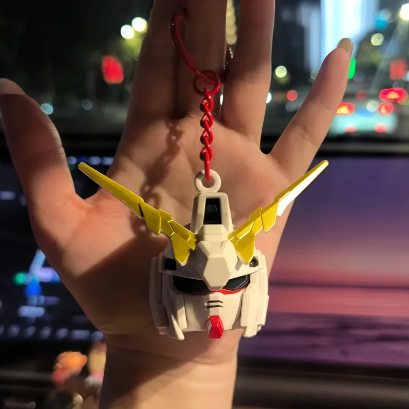 

In Stock Bandai Sd Gundam Head Light Up Keychain Series Blind Box Mini Anime Figure Ornament Model Toys Surprise Child'S Gift
