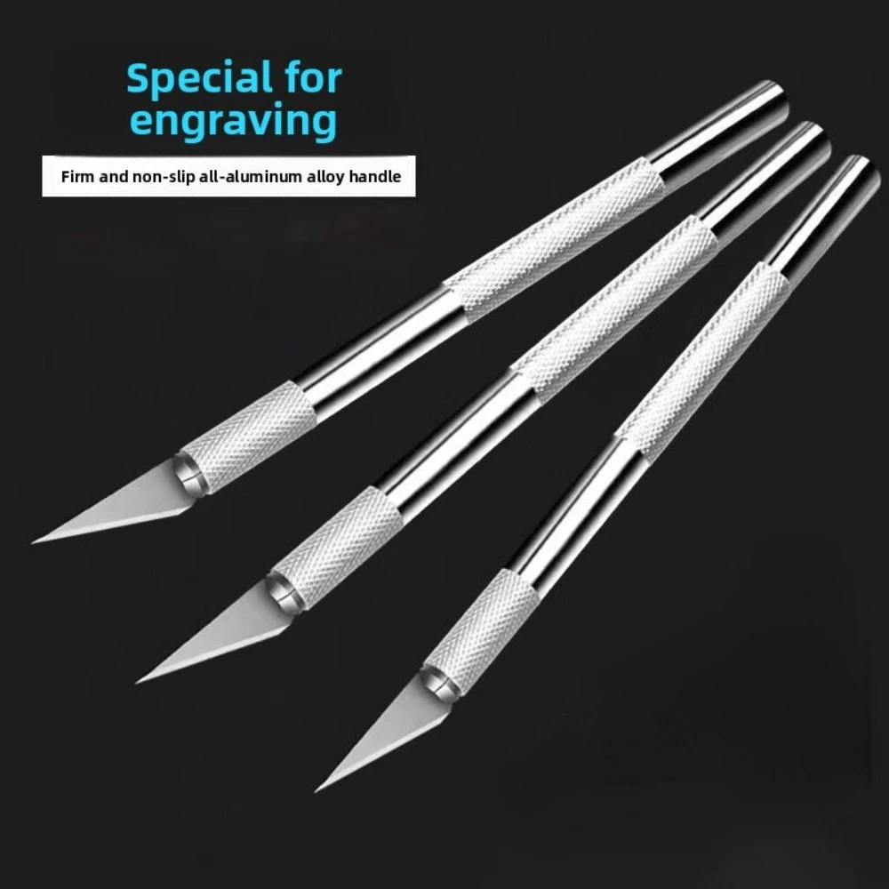 1/5 Pcs Sculpting Craft Tools Non-Slip Metal Carving Pen Kit for Art Seal Cutting Stationery Use DIY Hobby Handmade Projects view 4