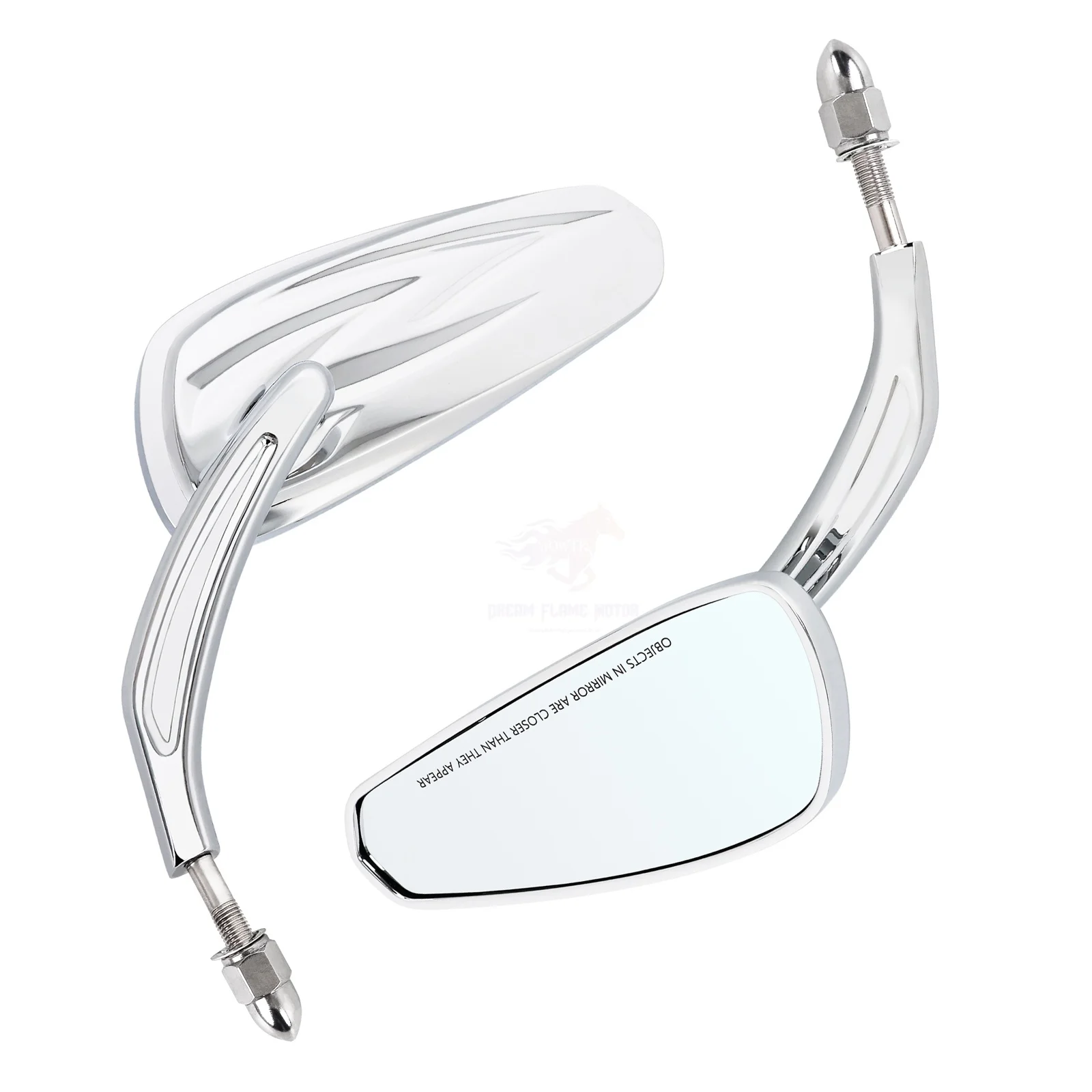 Motorcycle handlebar Rear View 5/16