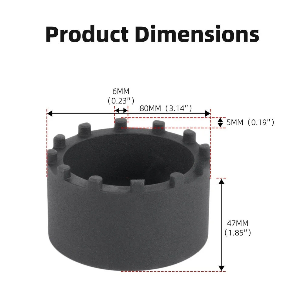 12 Pin Axle Nut Socket For Removing And Installing Wheel Bearing Retaining Nuts 31520 For Dodge FOR Ram 3500 4500 5500