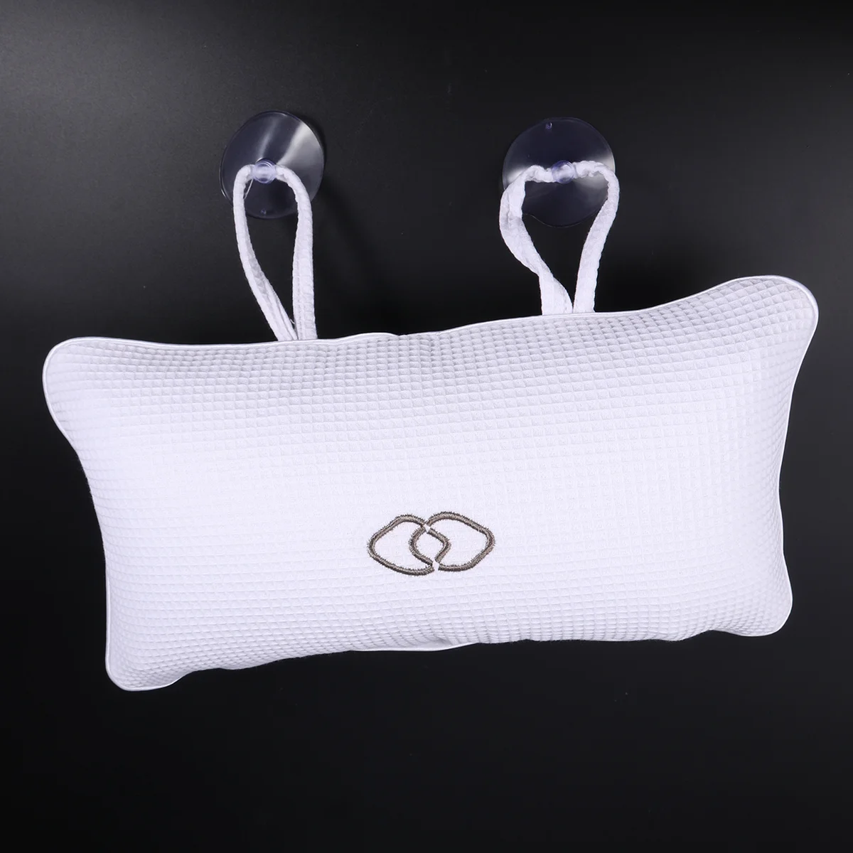 Bathtub Accessory Pillow Bathroom Pillows Bathing with Air Bags Embroidered Mat