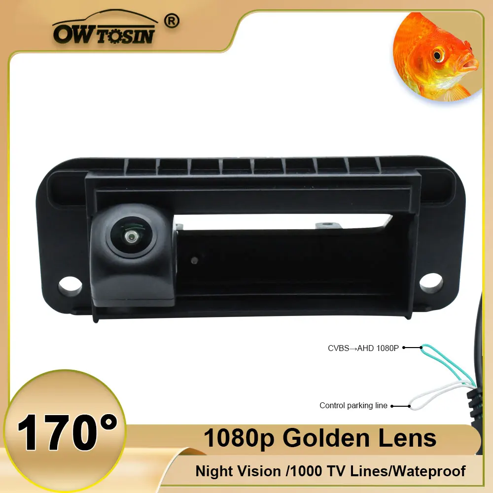 

Vehicle CVBS /AHD 1080P 170° Trunk Handle Rear View Car Camera For Benz C Class C180 C200 C260 W204 W205 S204 W212 2011-2014