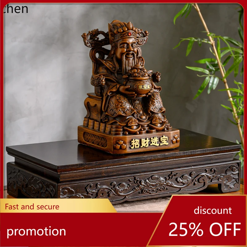 HT  Solid Wood Buddha Altar Tabletop Small Buddha Stand Buddha Statue Base Elevated Altar Wall-Mounted Offering Table