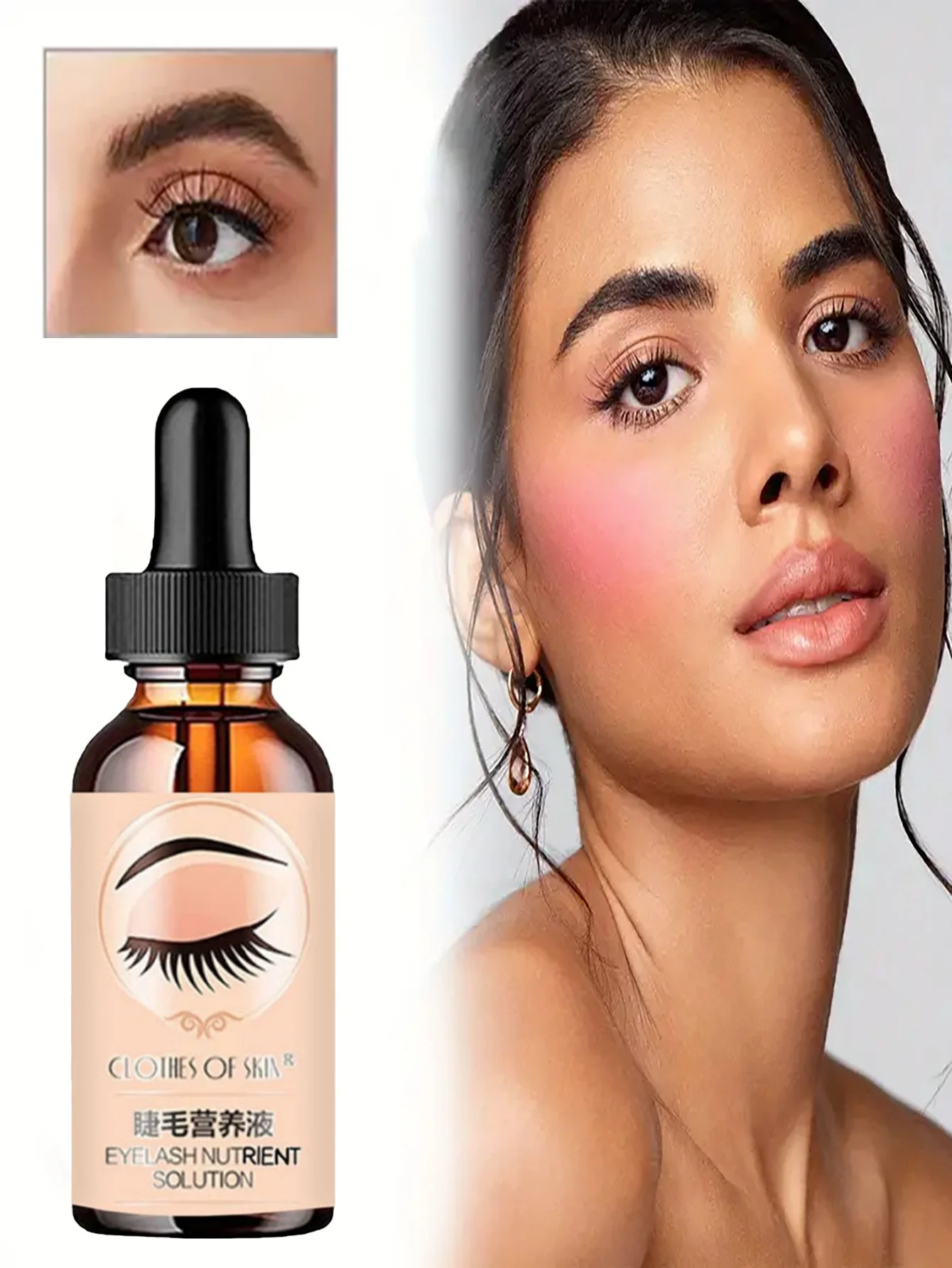 Eyelash Growth Serum Longer Fuller หนา Eyelash Enhancer Eyelash Lifting Treatment Essential น้ำมันคิ้วขนตา Care ผลิตภัณฑ์