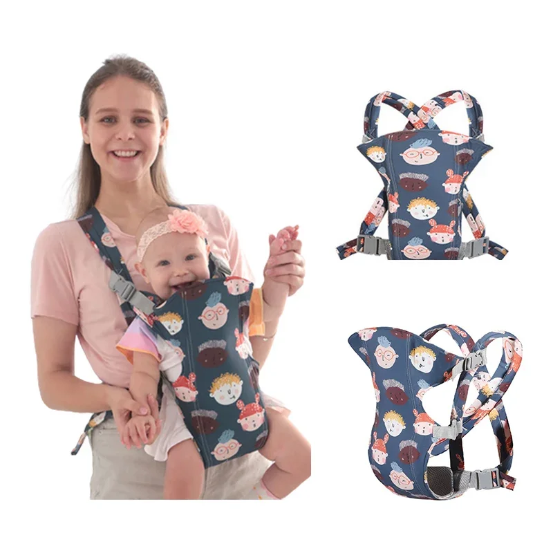 Portador de bebê ergonômico com revestimento frontal, envoltório canguru bebê, infantil Kid Hipseat, Sling de viagem, novo, 0-48 meses