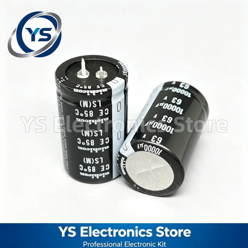 Nichicon LS Series 63V10000uF 30x50mm LLS1J103MELB 10000UF63V 63V 10000UF Aluminum Electrolytic Capacitor 20% New and Original