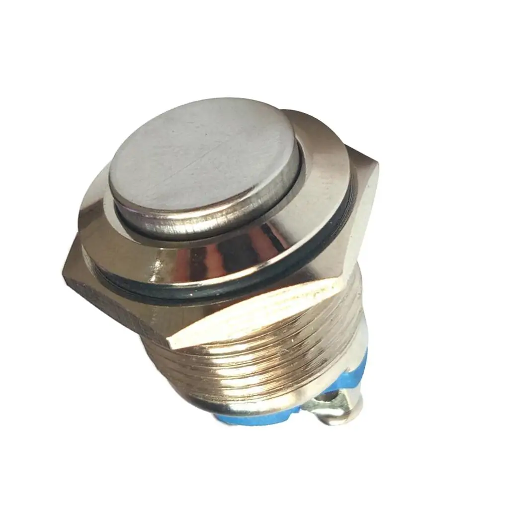 Momentary Push Button Switch 16mm Mounting Hole IP67 Waterproof for Robot Control System