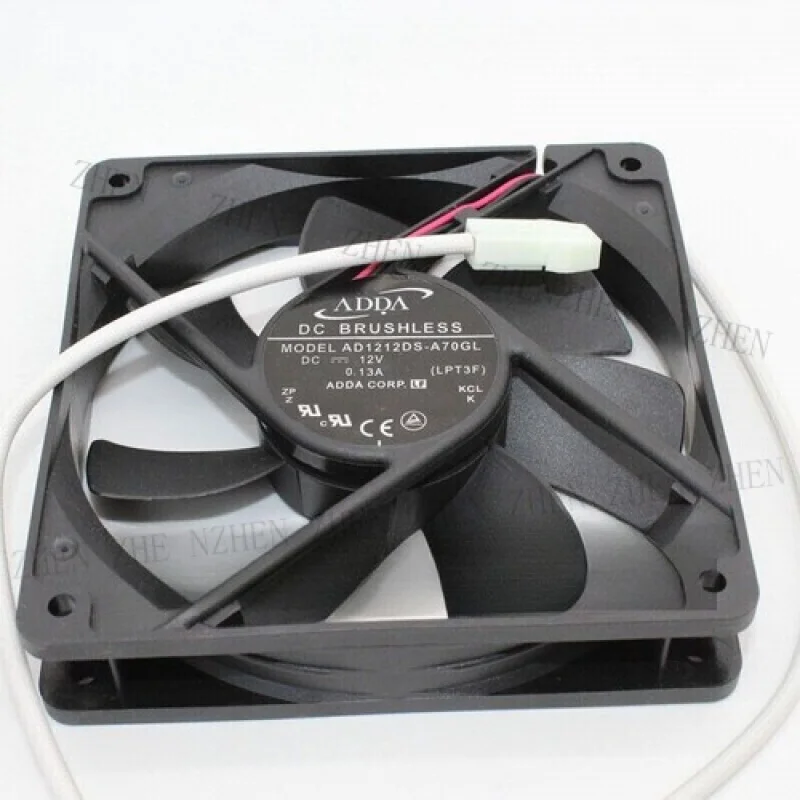 

Y Qty:1pc 12V 0.13A 12CM 12025 Case Fan AD1212DS-A70GL