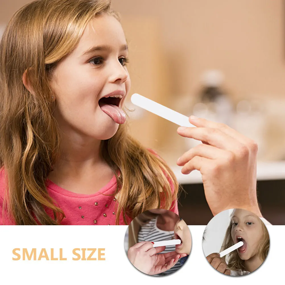 

50Pcs Tongue Depressors Disposable Medical Oral Diagnostic Tongue Sticks Bulk Pack Oral Diagnostic Depressors