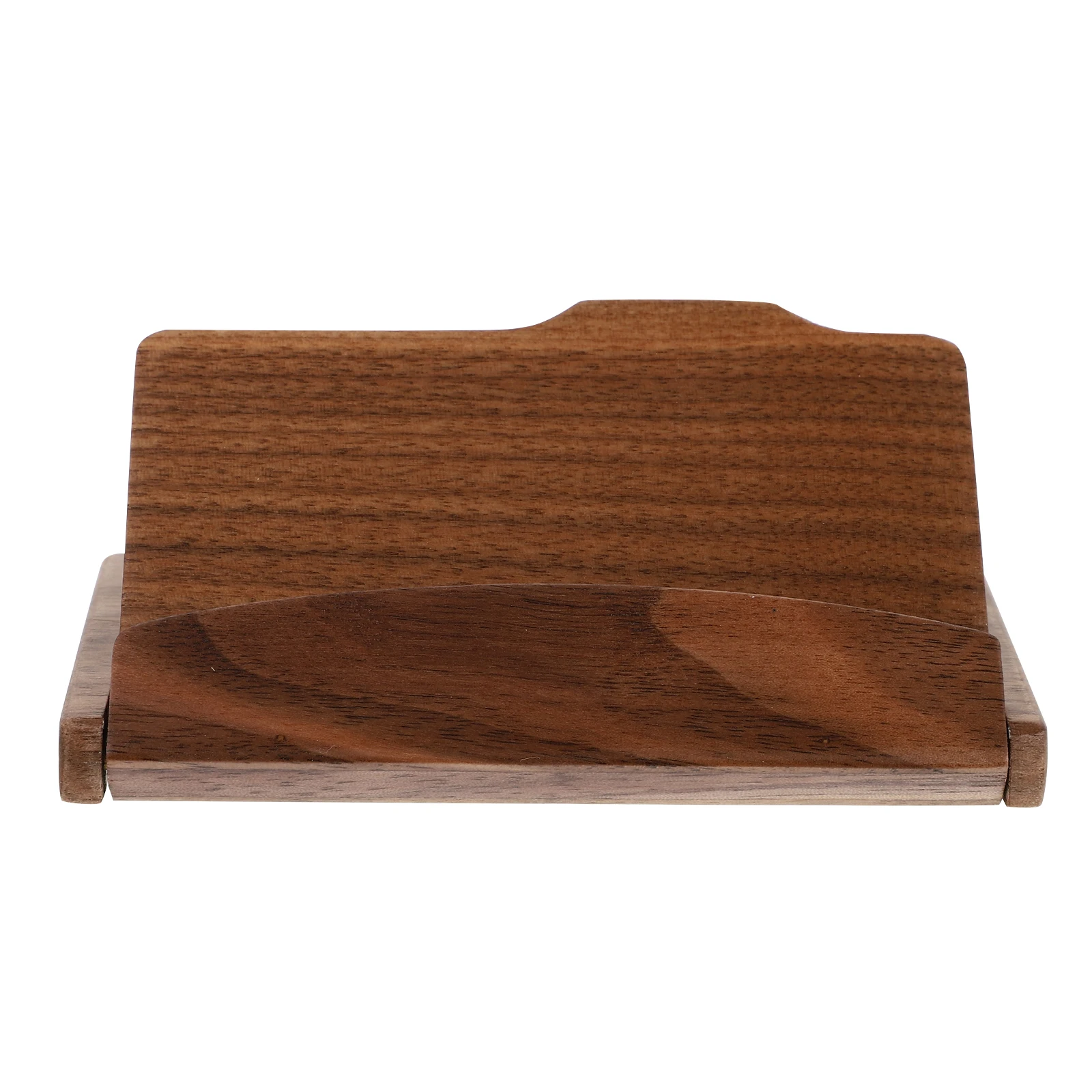 حامل أعمال من خشب الجوز، منظم ائتمان خشبي، حقيبة تخزين بطاقة الاسم المحمولة للرجال والنساء، حامل بطاقة الجيب