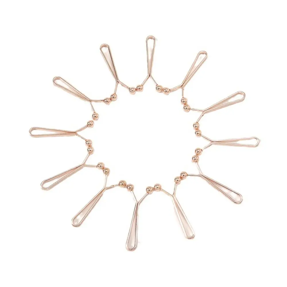 12pcs U-shaped Headscarf Pearl Pins for Women Shawl Bandana Brooch Headscarves Clips Hijab Pins