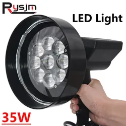 35W LED Lamp Outdoor Handheld Hunting Lights Fishing Patrol Vehicle Searchlights Spotlight 12V HID Camping Light Working Light