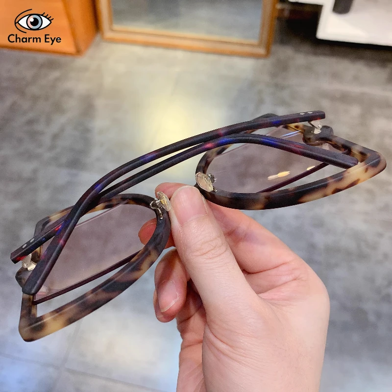 2025 جديد شخصية العصرية فراشة النظارات الشمسية الراقية خلات مبالغ فيها كبيرة القط العين الإطار الرجال النساء قصر النظر نظارات شمسية #3