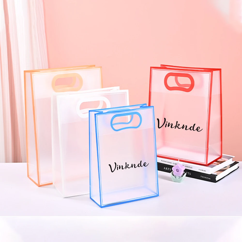 

Сумка-тоут для покупок на открытом воздухе с индивидуальным логотипом, 18x26x8 см, водонепроницаемая, из матового ПВХ/ПП, для хранения ювелирных изделий, косметики, парфюмерии, помады, париков