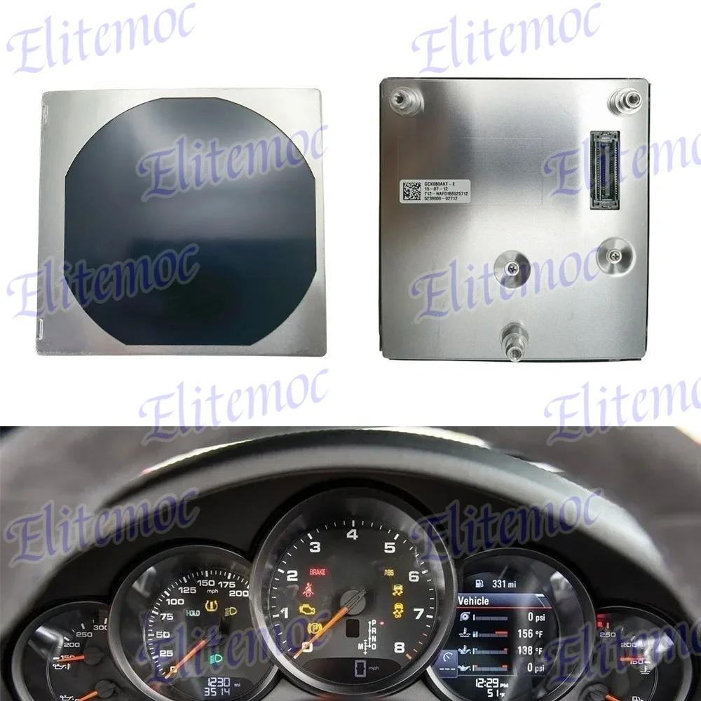 

8" LCD Display GCX080AKT-E for Porsche 911 991 Cayman 981 982 Instrument Cluster Screen Replacement