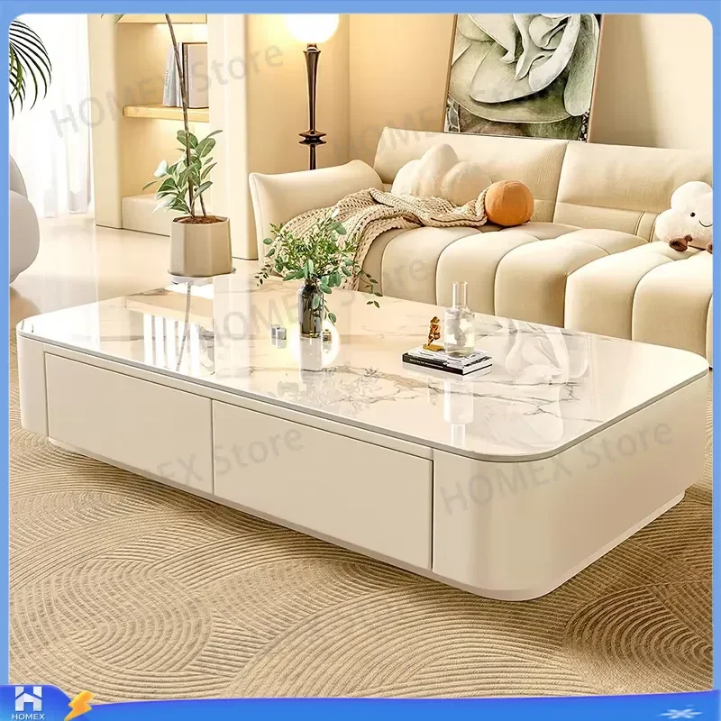 Modern Luxury Clear Acrylic Coffee Table Simple Designer Side Table for Living Room Bedroom Home Furniture Decor Writing Desk