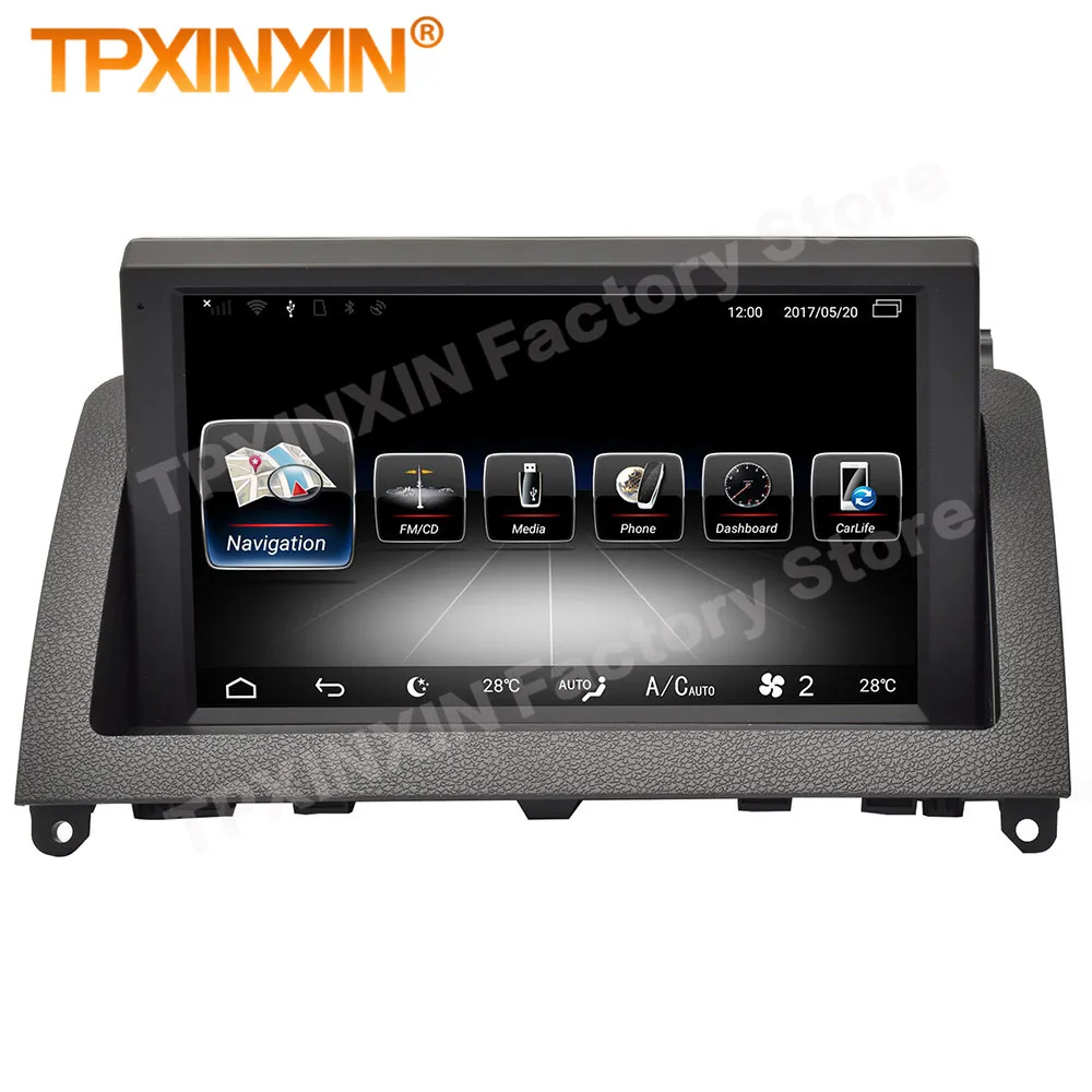 Car Radio With Android Screen For Mecerdes Benz C W204 2007 2008 2009 2010 2011 Intelligent System GPS Navi Autostereo Head Unit