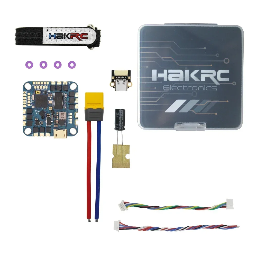 HAKRC F4126 F411 AIO Vluchtcontroller ICM42688 BLHELI_S 20A/40A ESC Ingebouwde OSD-barometerstroomsensor 2-6S voor RC FPV Drone