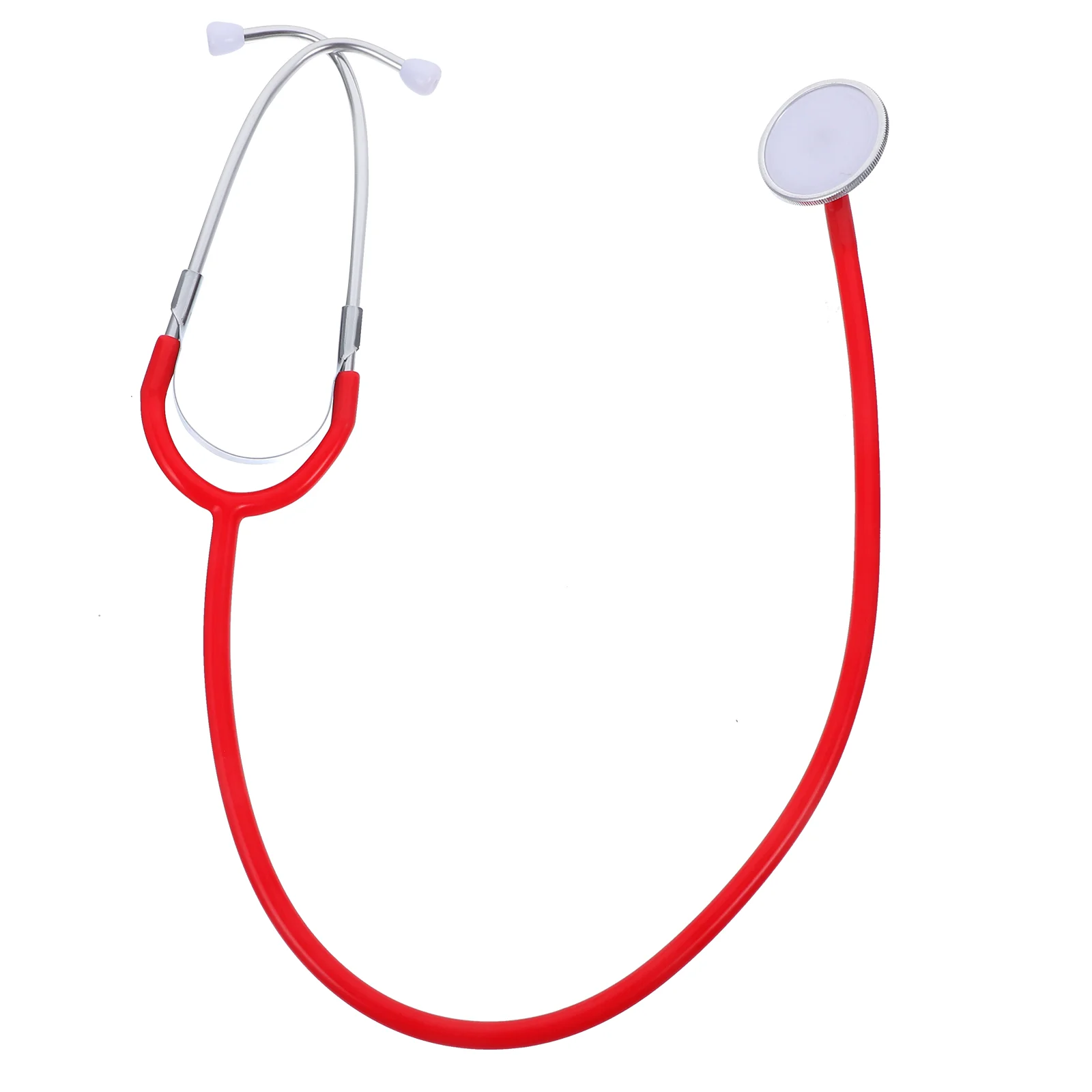 Toy Toys Kids Stethoscope Medical Single Sided Simulation for Playing Children Red Work
