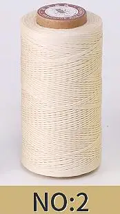 Leder Handwerk DIY Projekt 150d Leder Nähen Polyester Flach wachs Schnur Durchmesser 0,8mm 50 Meter