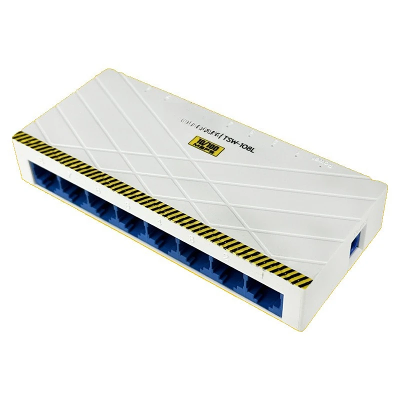 

TSW-108L 100M 8 port Ethernet switch energy saving high speed plug and play