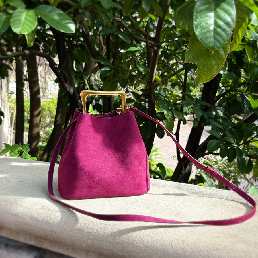 2026hot Women's handbag suede - Bucket Bag Suede 评论和价格