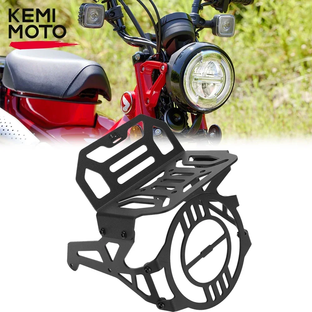 Headlight Guard Front Rack For Honda CT125 Hunter Cub Trail 125 2021 2022 2020 KEMiMOTO Front Luggage Rack Holder Bracket